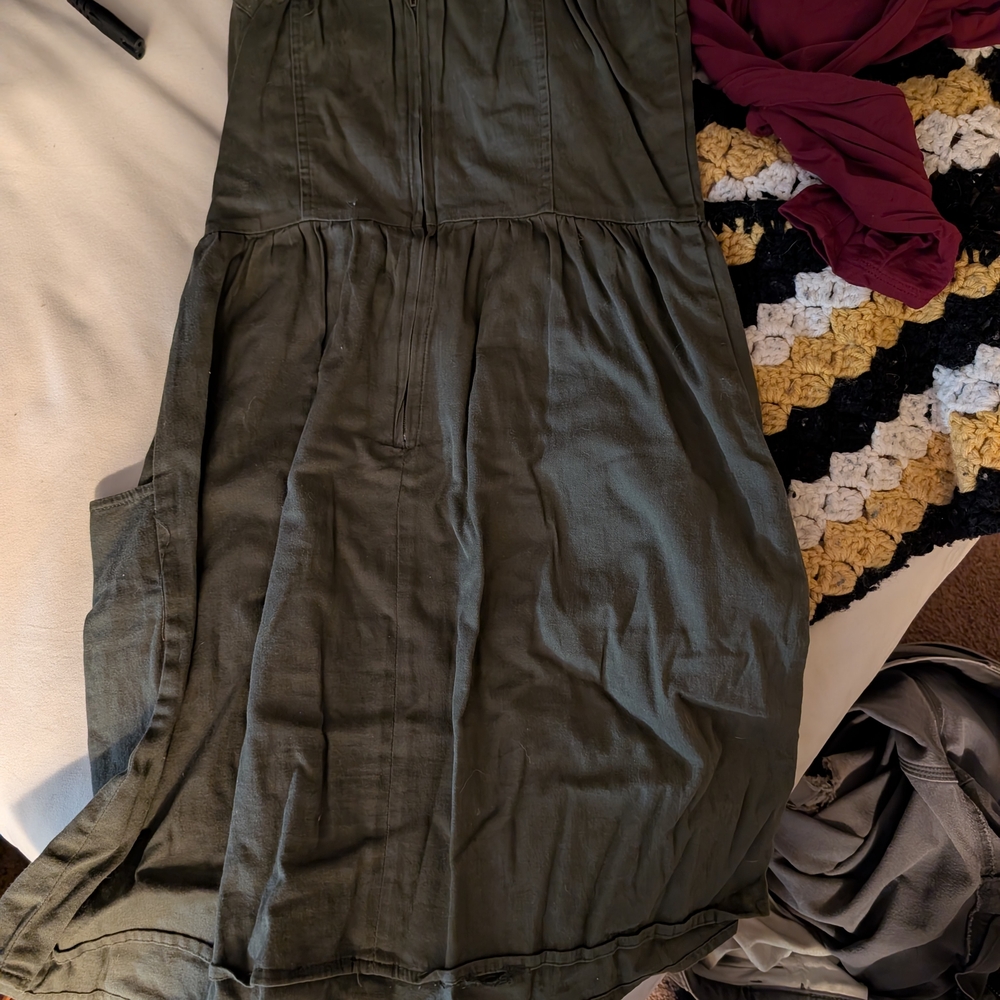 Mossimo Supply Co. Dark Green Maxi Skirt